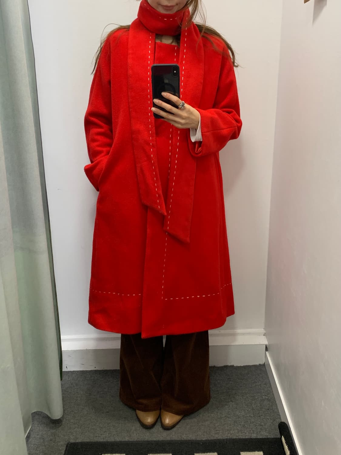 레드 칼라리스 롱코트 상품이미지9