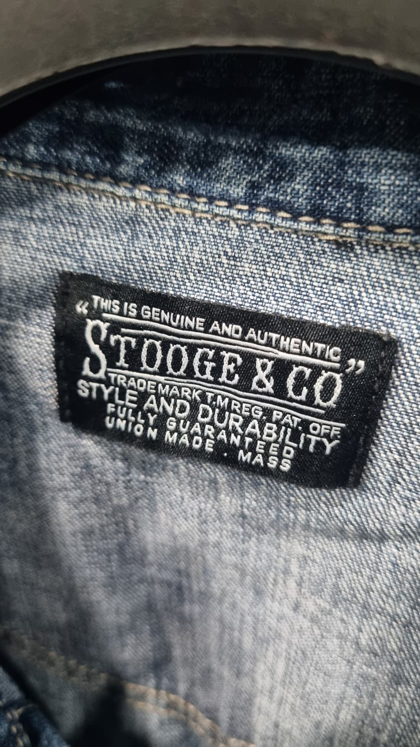 스투지앤코 JAPAN 필수템 기본 웨스턴 데님셔츠 95size 상태좋음 상품이미지2