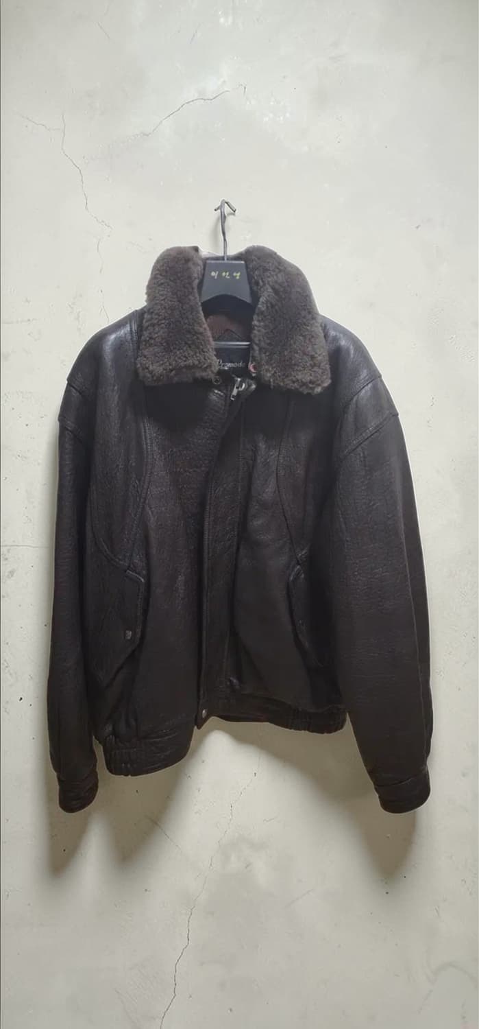 80's PROMODE VINTAGE 양가죽 봄버자켓 상품이미지1