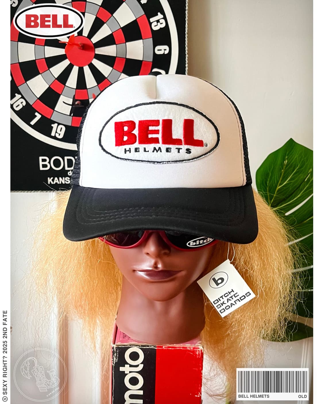 Vintage "BELL Helmets" Patch Trucker Hat 상품이미지1