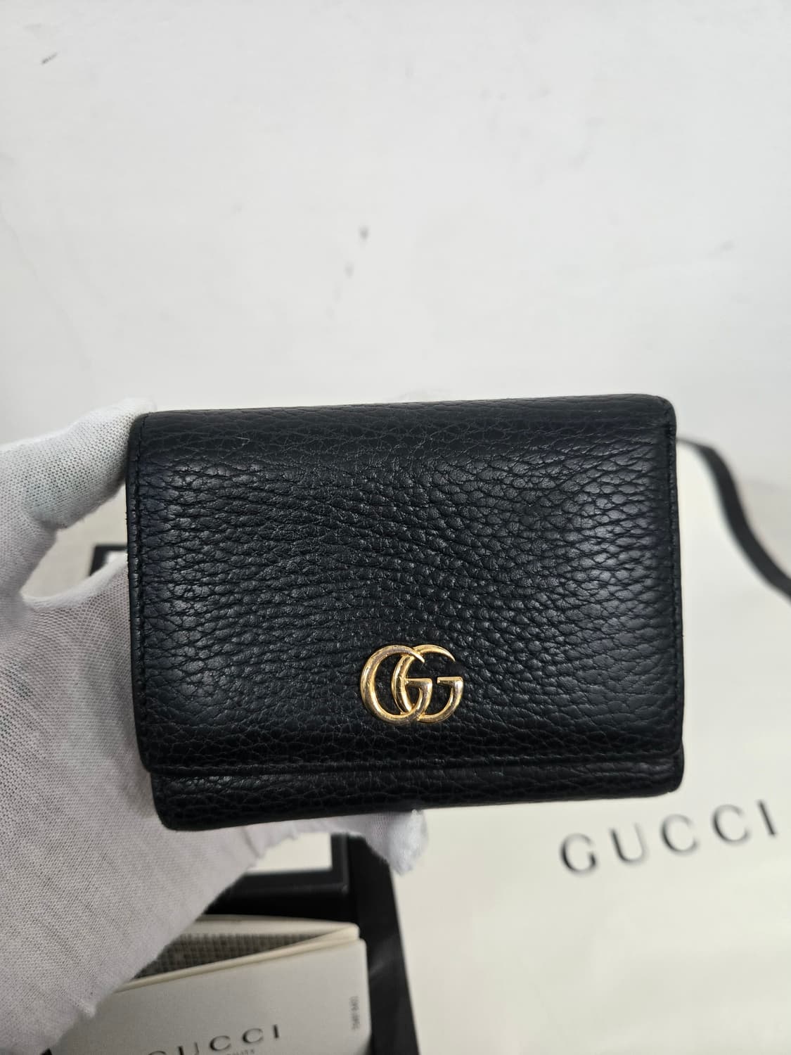 [보증서 정품] 구찌 마몬트 삼단 반지갑 상품이미지1