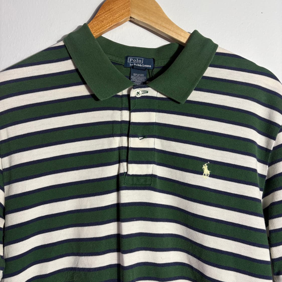 폴로 랄프로렌 그린 스트라이프 반팔 카라티 (무료배송) 상품이미지2