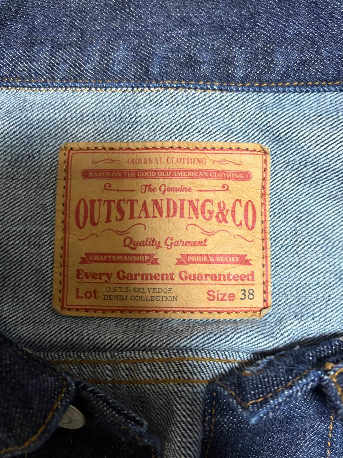 아웃스탠딩 2세대 데님 자켓 [38] 상품이미지3