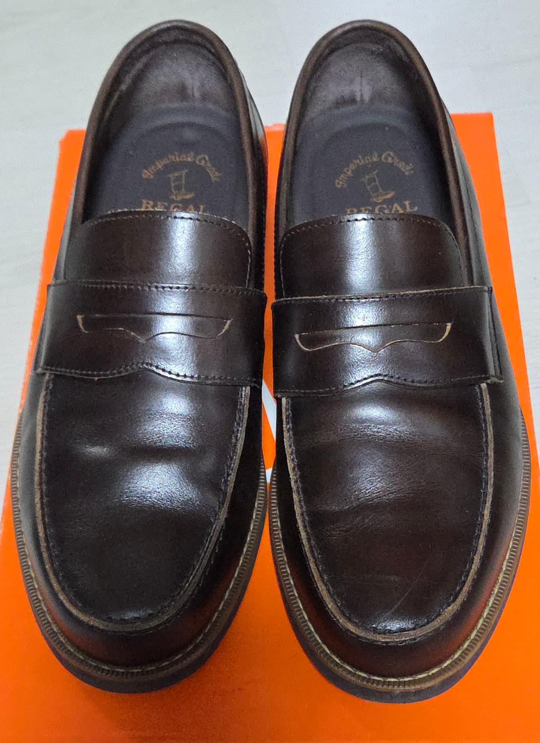 (착샷) 금강제화 리갈 로퍼 천연 소가죽 상품이미지3