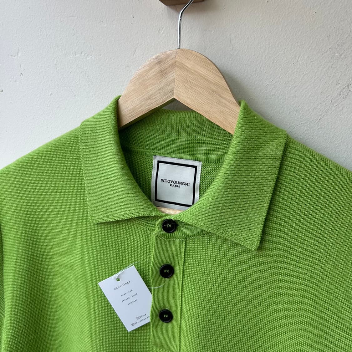 16565 - 23S/S 우영미 반팔 카라 울 니트 (울 100%) 상품이미지3