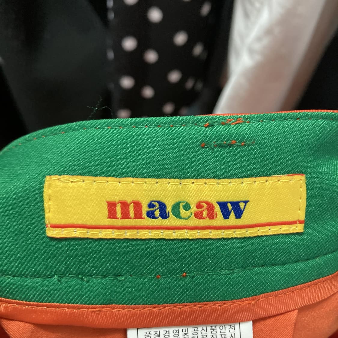 마코 여성골프스커트 주황 29 상품이미지3