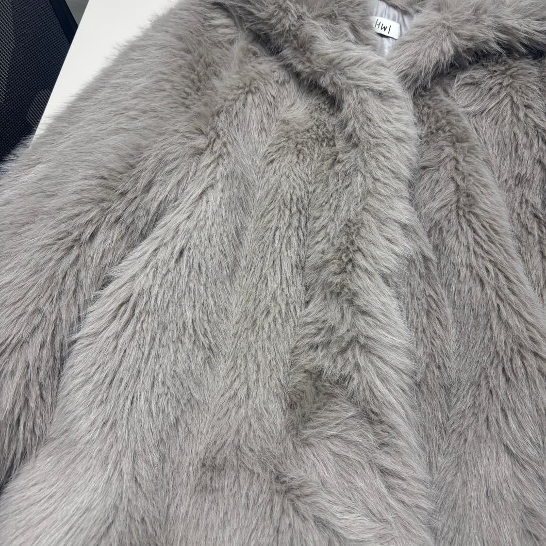 휘 퍼자켓 fur jacket  상품이미지4
