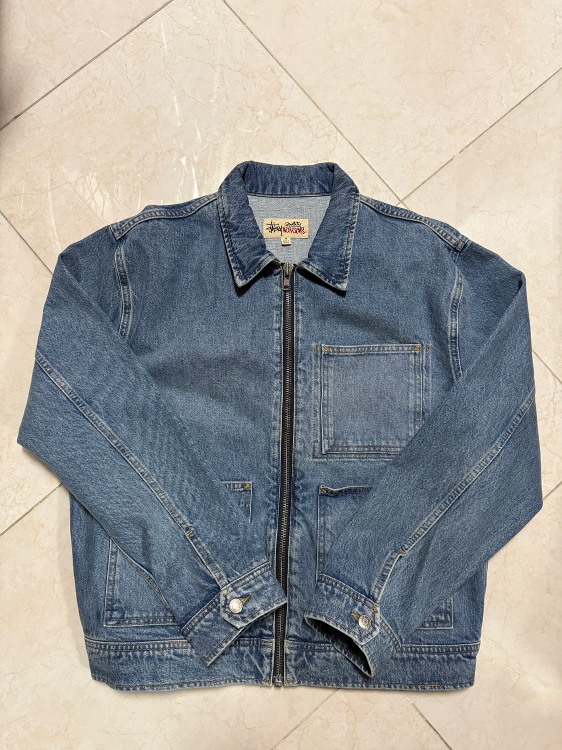 스투시 데님 집 워크자켓 상품이미지1