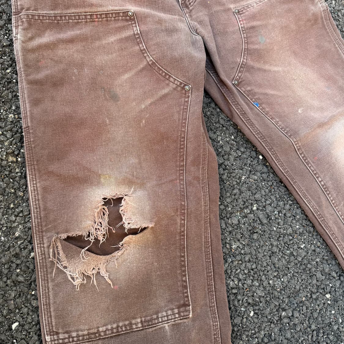 OG Carhartt 칼하트 더블니 B136 DKB 38x30 상품이미지5