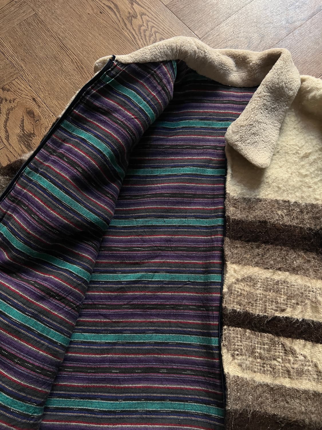 [L]90's 빈티지 네이티브 패턴 코트 자켓 상품이미지6