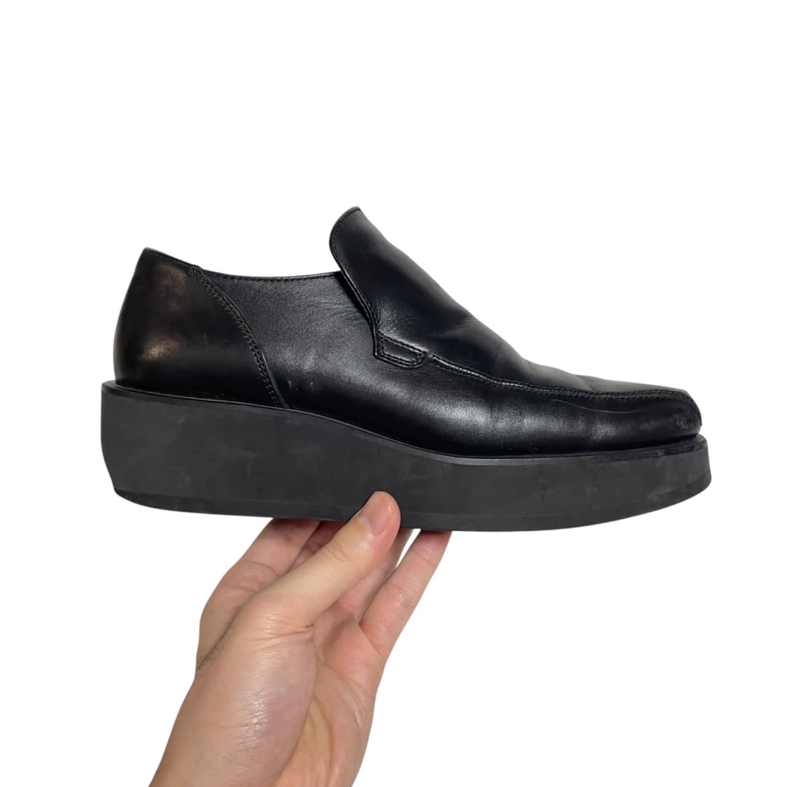 요지 야마모토 와이즈 플랫폼 로퍼 상품이미지6