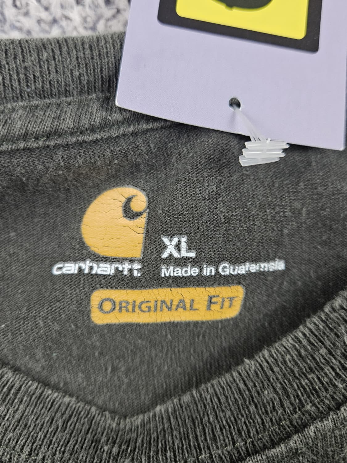 칼하트 다잉 워시드 커스텀 프린팅 롱슬리브 ( XL ) / 10587 상품이미지8