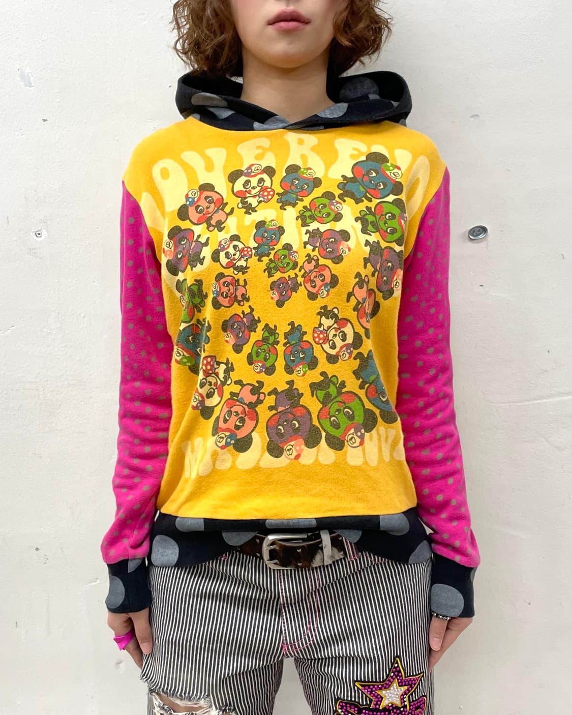 Love Revolution Panda Dot Multi Hoodie  상품이미지2