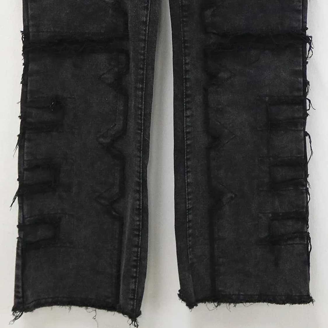 흑청 그런지 디테일 팬츠 63346 상품이미지4