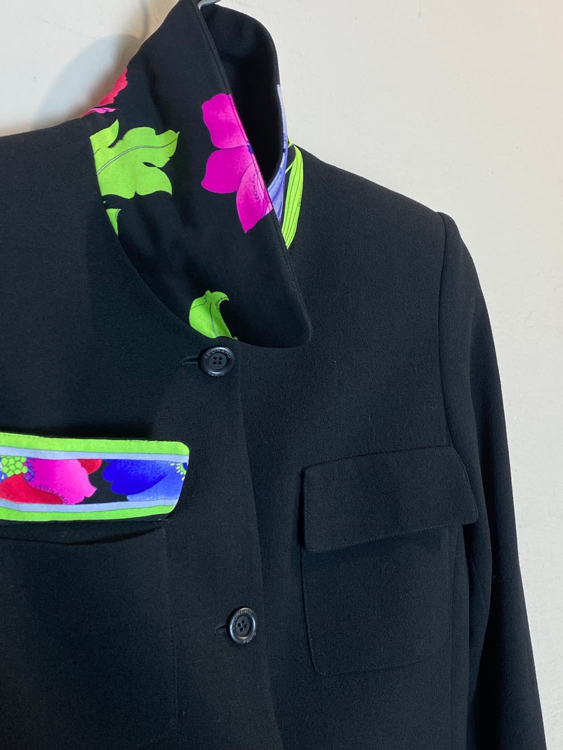 레오나르드 파리 울 & 실크 자켓 상품이미지3