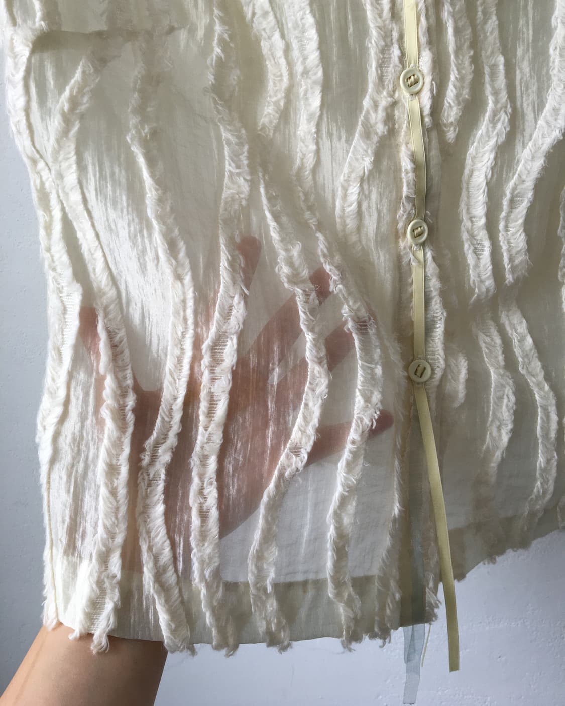 Line detail see through vest 상품이미지4