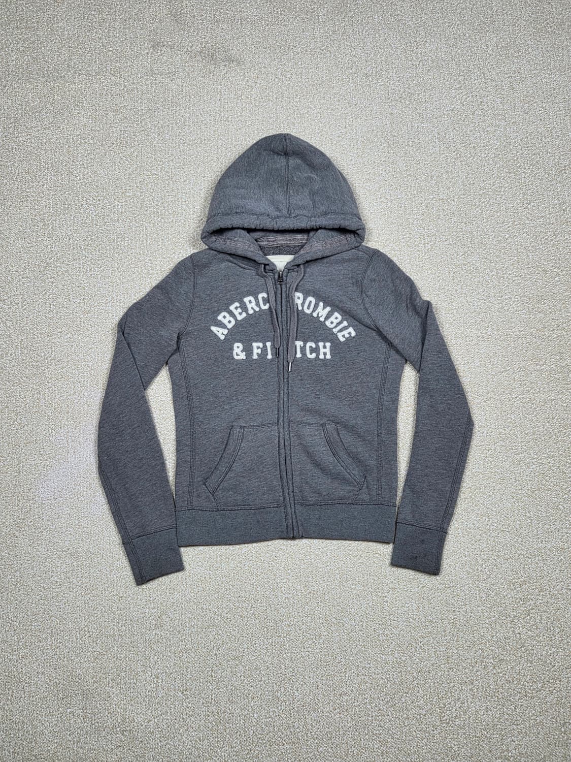 [아베크롬비] 아플리케 빅로고 후드 집업 | A00169 상품이미지1