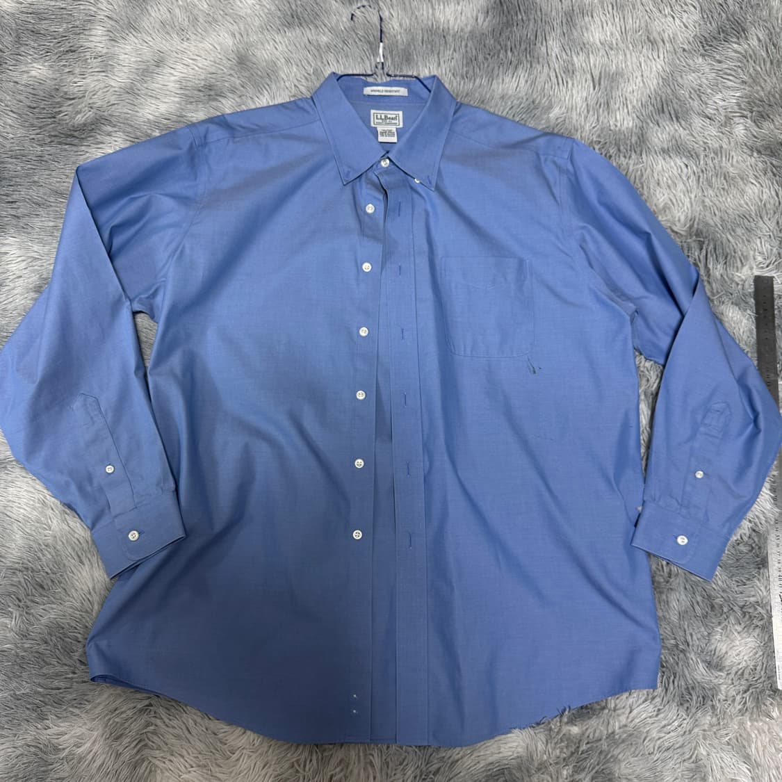 엘엘빈 블루셔츠 2XL사이즈 상품이미지1