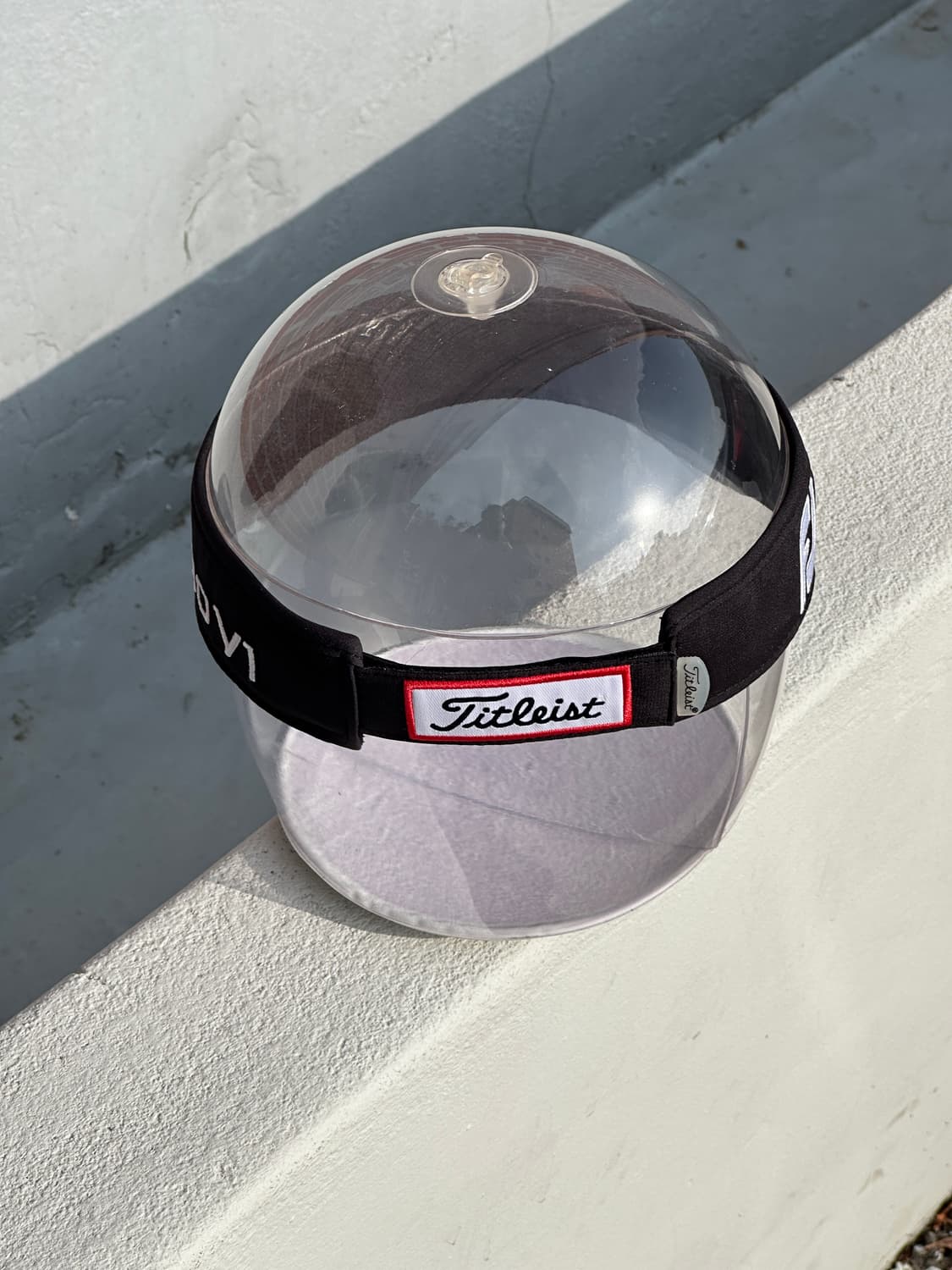 [F] 타이틀리스트 로고 블랙 썬바이저 썬캡 모자 a 상품이미지4