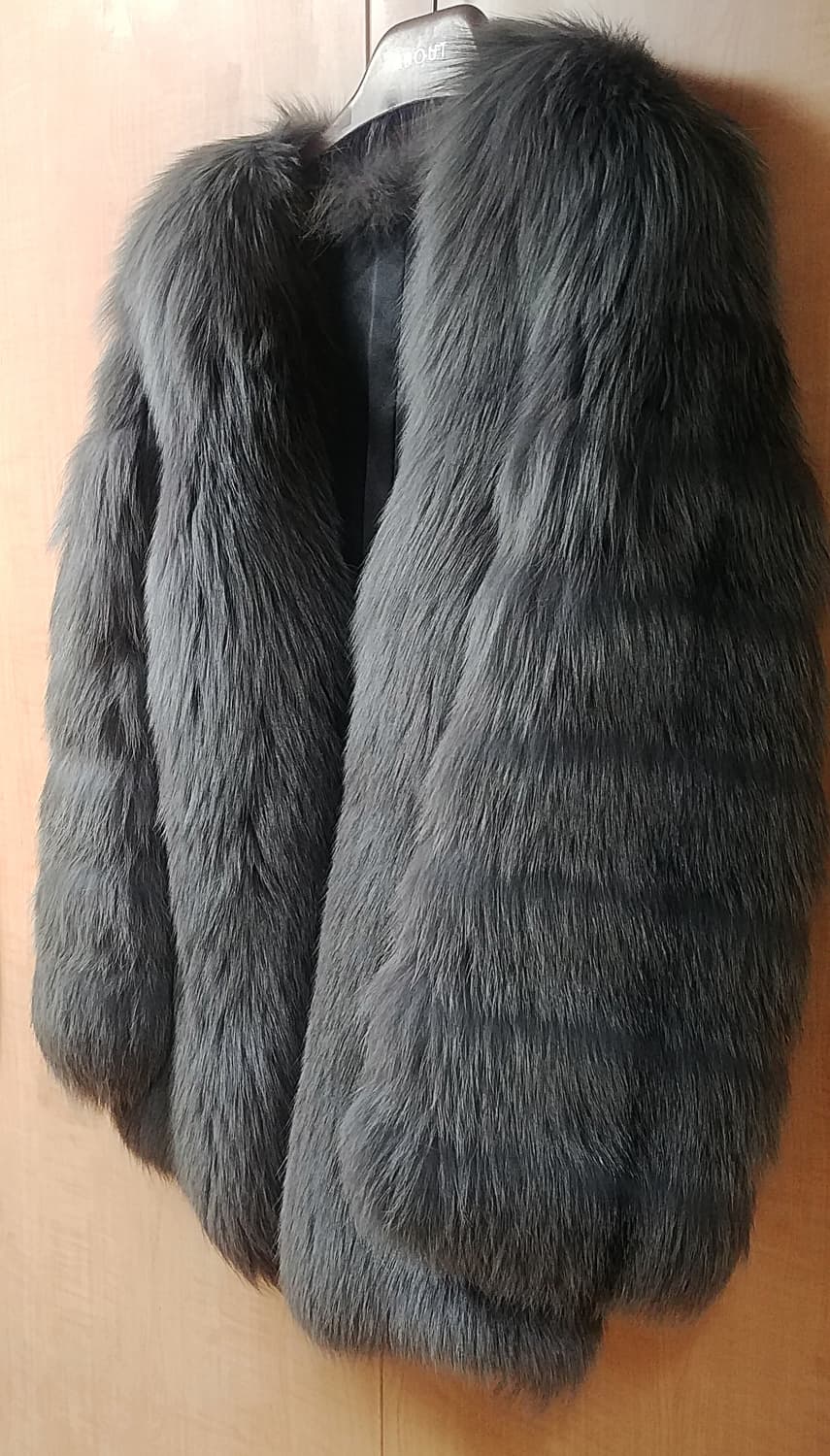 사가폭스 SagaFox 리얼폭스퍼 코트/ 그레이칼라 상품이미지4