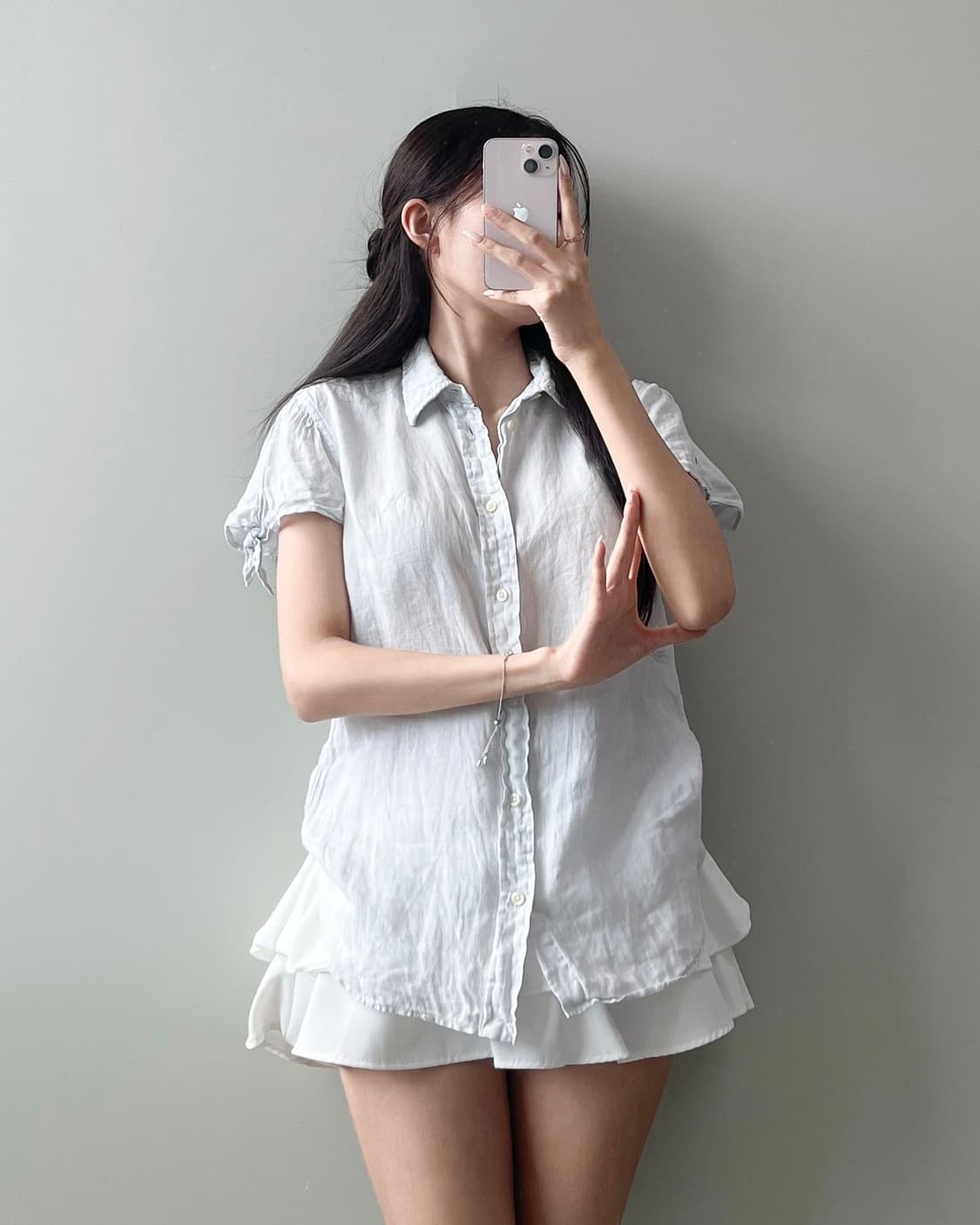 폴로 린넨 반팔 셔츠  상품이미지2
