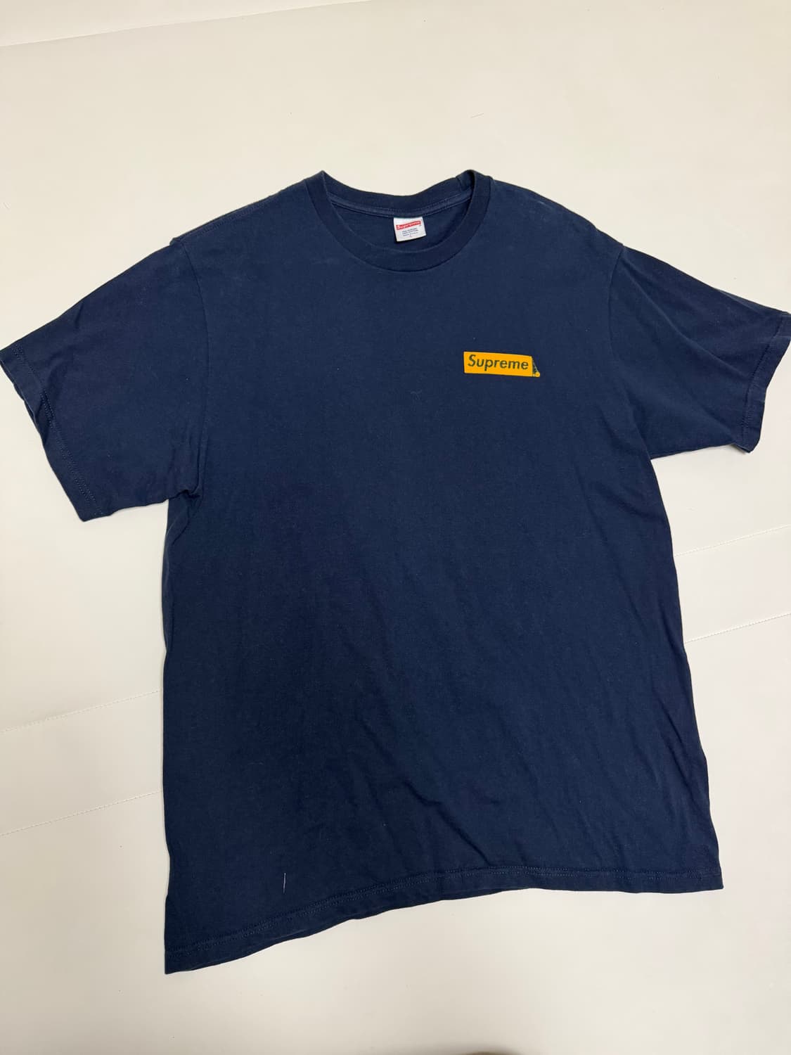 [L] 23 ss 슈프림 바디 스내쳐스 티 네이비 상품이미지1