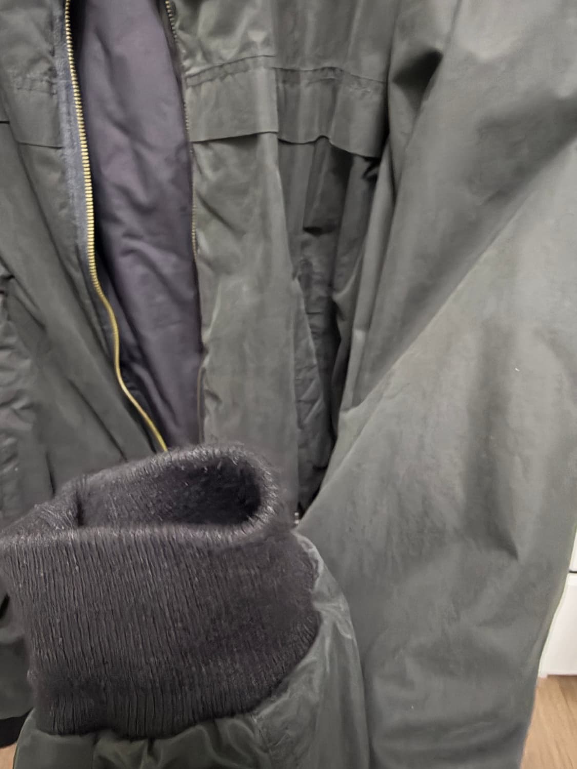 [XL] ETCE 이티씨이 워시드 코튼 봄버 자켓 상품이미지5