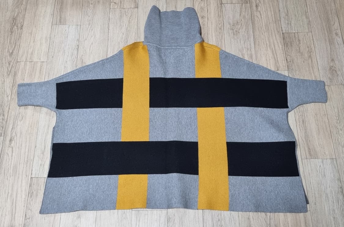 터틀넥 판초 니트 망토 상품이미지7