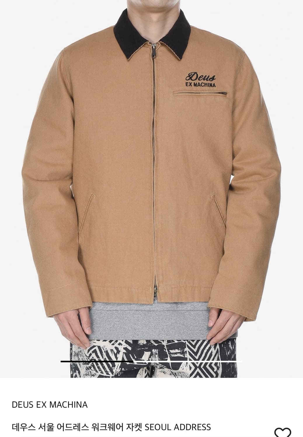 데우스 워크 자켓 상품이미지1