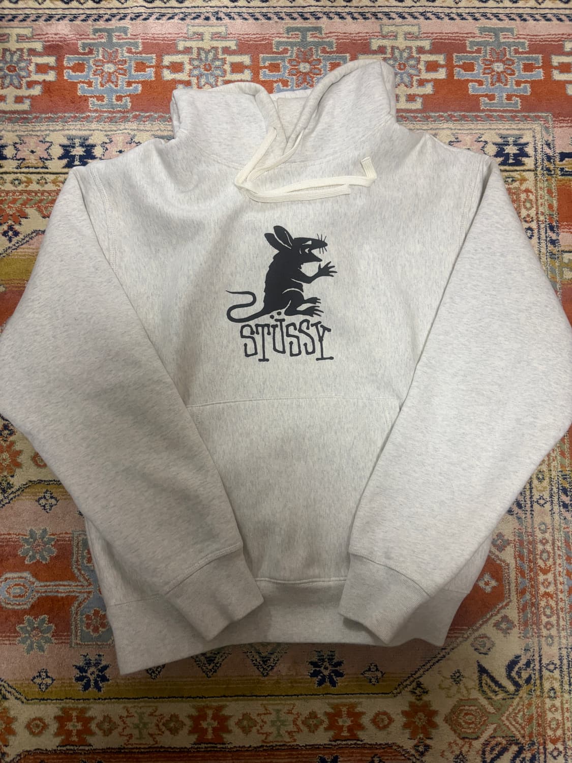 스투시 Stussy Rat Hoodie Ash Heather 상품이미지3