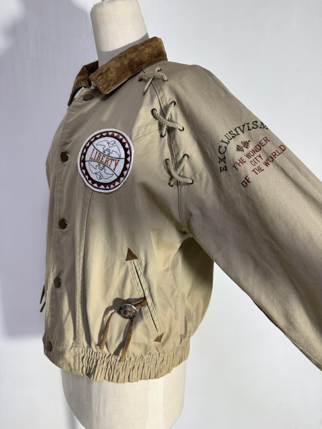 빈티지 네이티브 아메리칸 스윙톱 자켓 웨스턴 y2k goa 상품이미지5