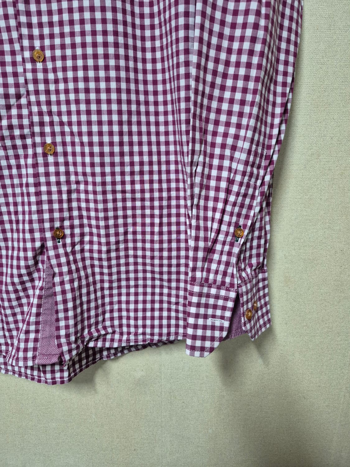 라코스테 퍼플 체크셔츠 상품이미지4