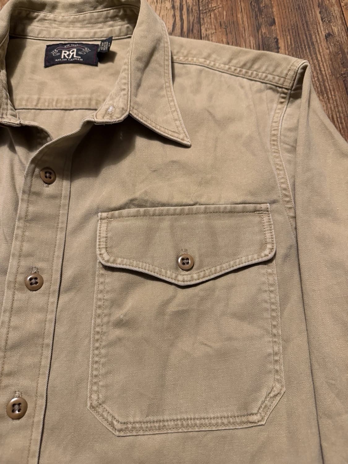RRL 더블알엘 트윌 오피서 워크셔츠 상품이미지2