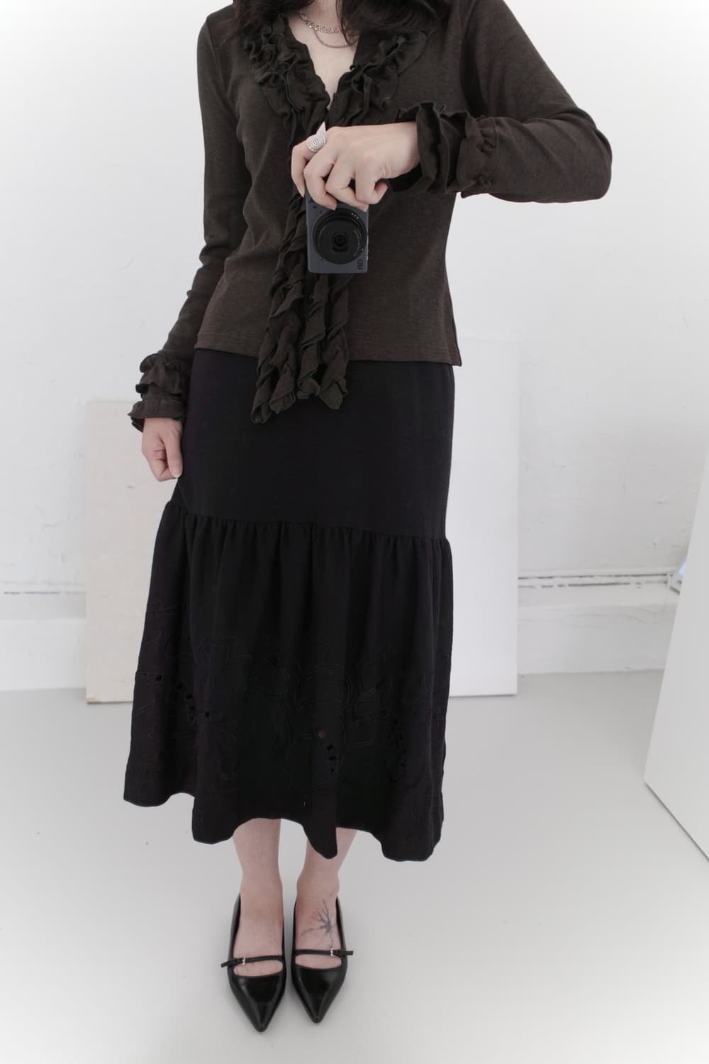 embroidery skirt 상품이미지4