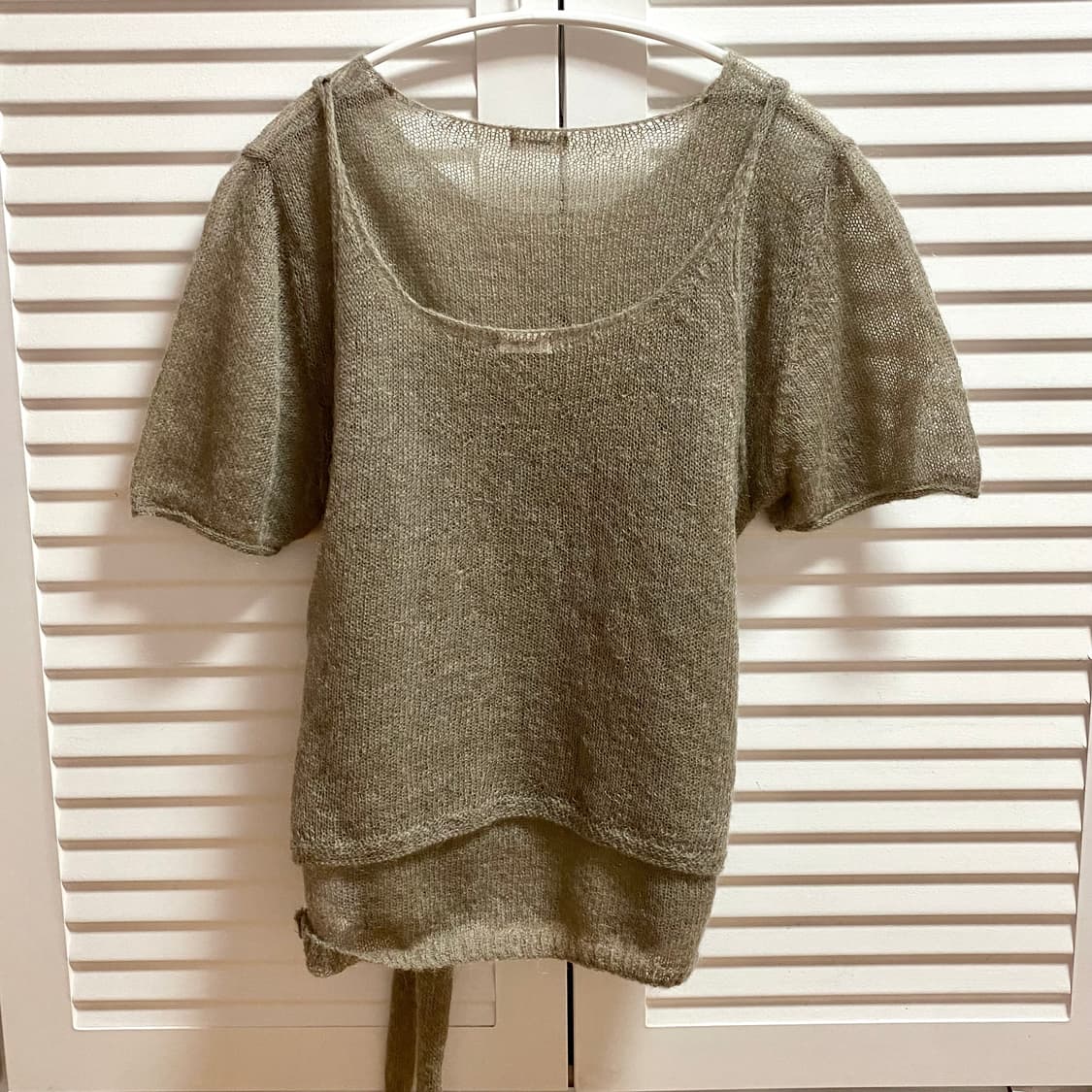 모노하 모헤어 니트&슬리브리스 상품이미지5