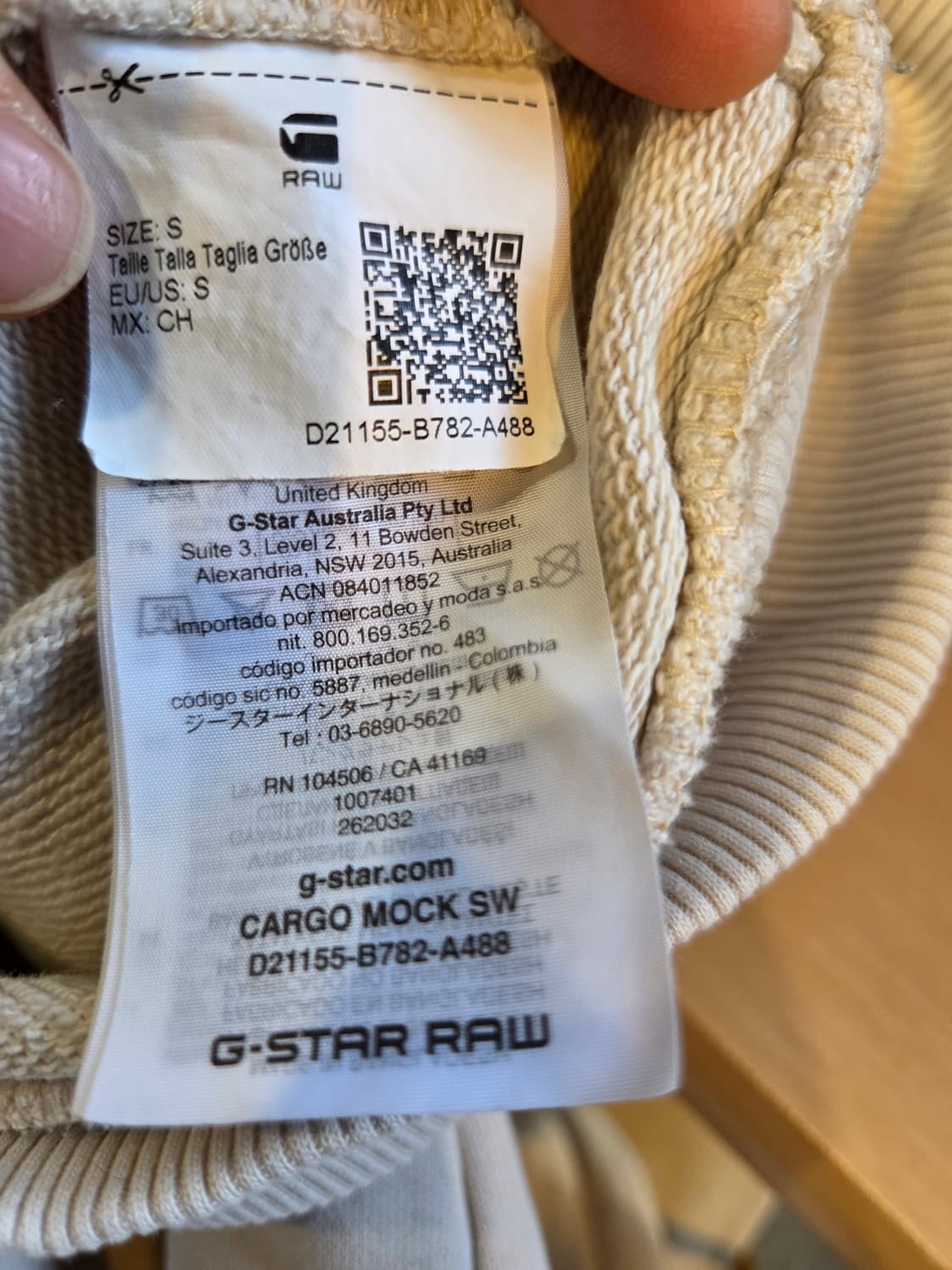 G-Star RAW 카고 스웻셔츠 S/디피용/택없음 상품이미지5