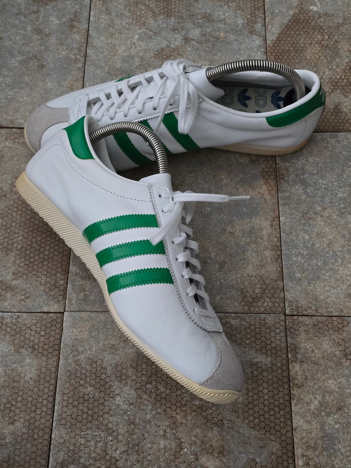 (270)아디다스 오버덥 화이트 그린 상품이미지4