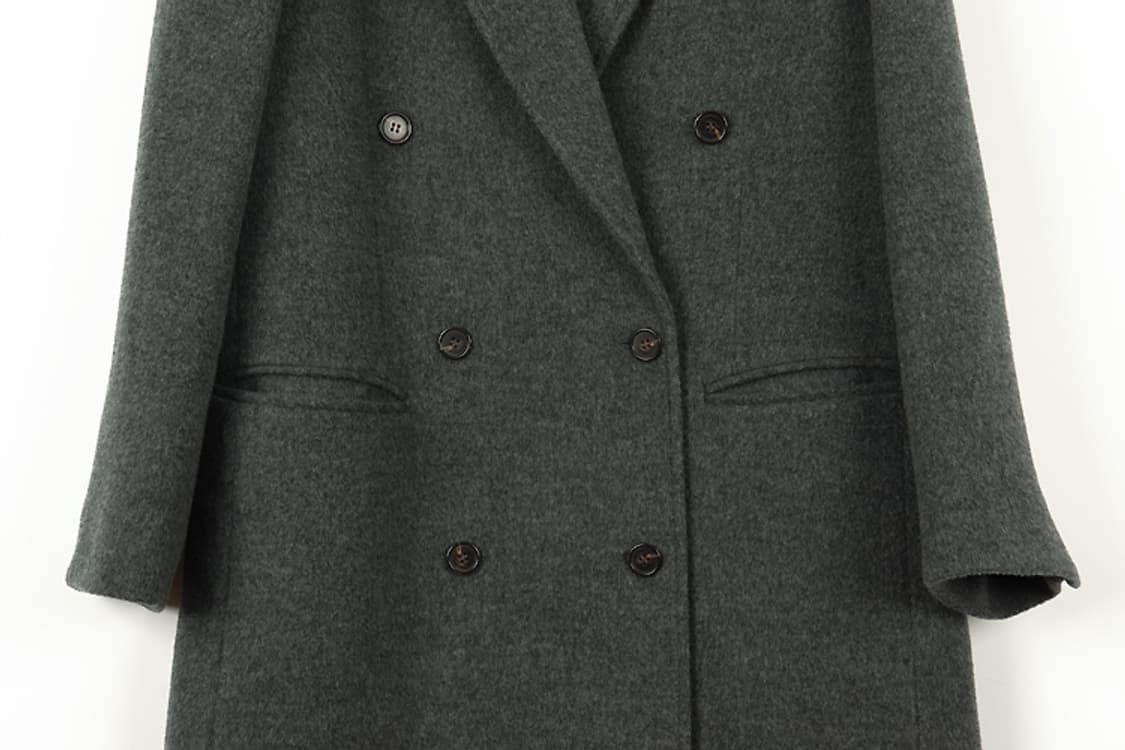 FACADE PATTERN 캐시미어더블코트(S) 파사드패턴 캐시미어코트 상품이미지5