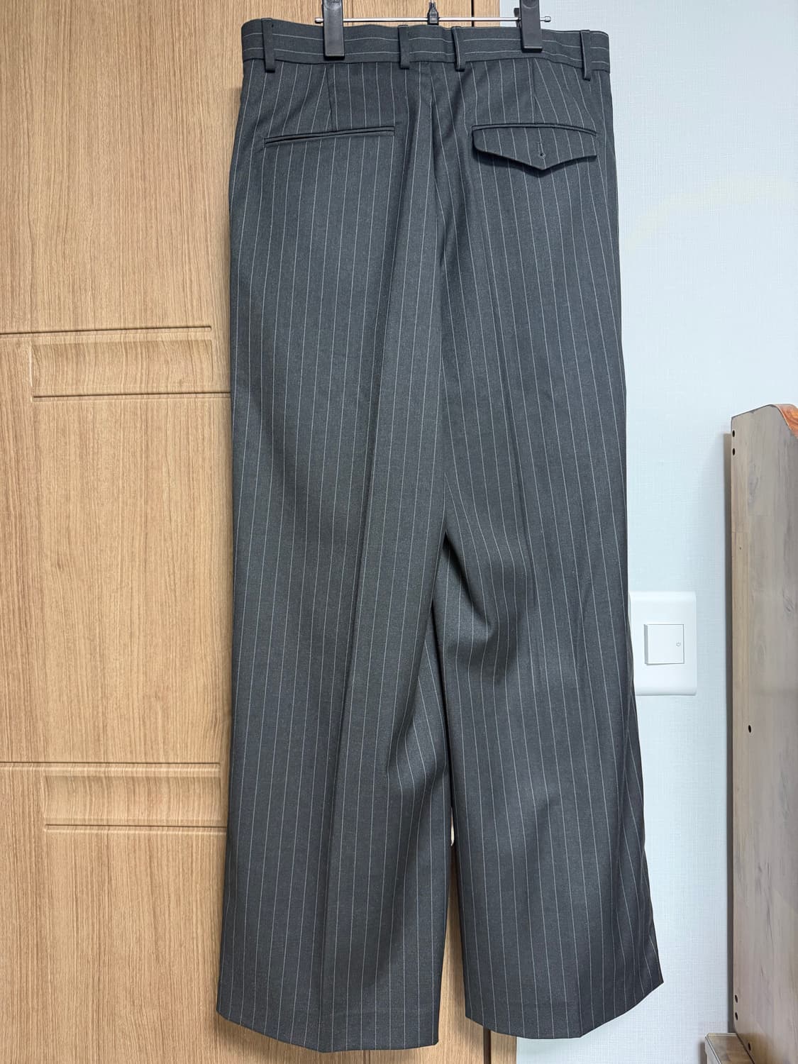 주앙옴므 핀 스트라이프 차콜 M 상품이미지5