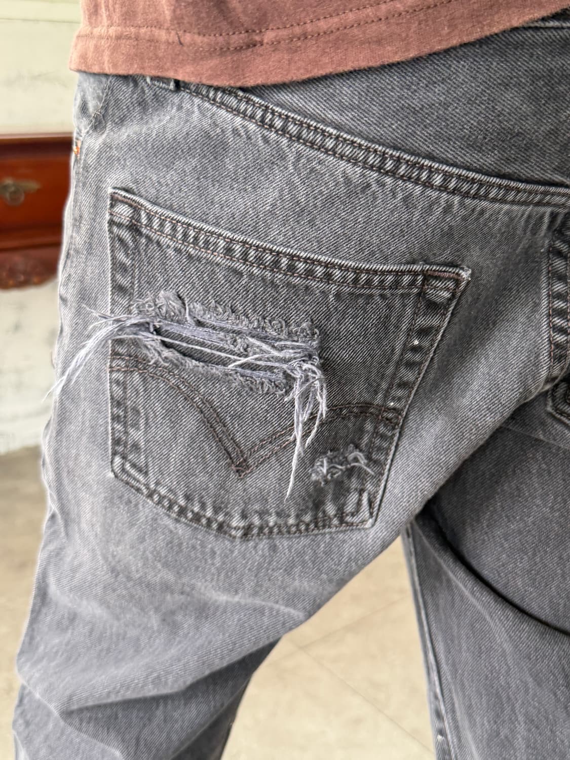 리바이스 501 스트레이트 블랙 상품이미지8