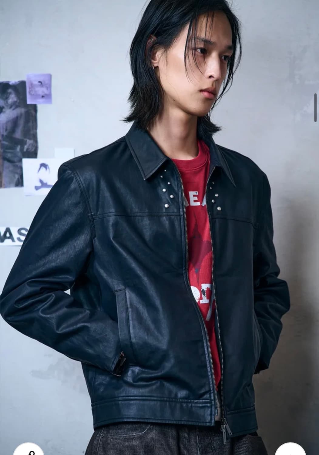 (2) 메아 MEA HIN STUD JACKET 블랙 상품이미지1