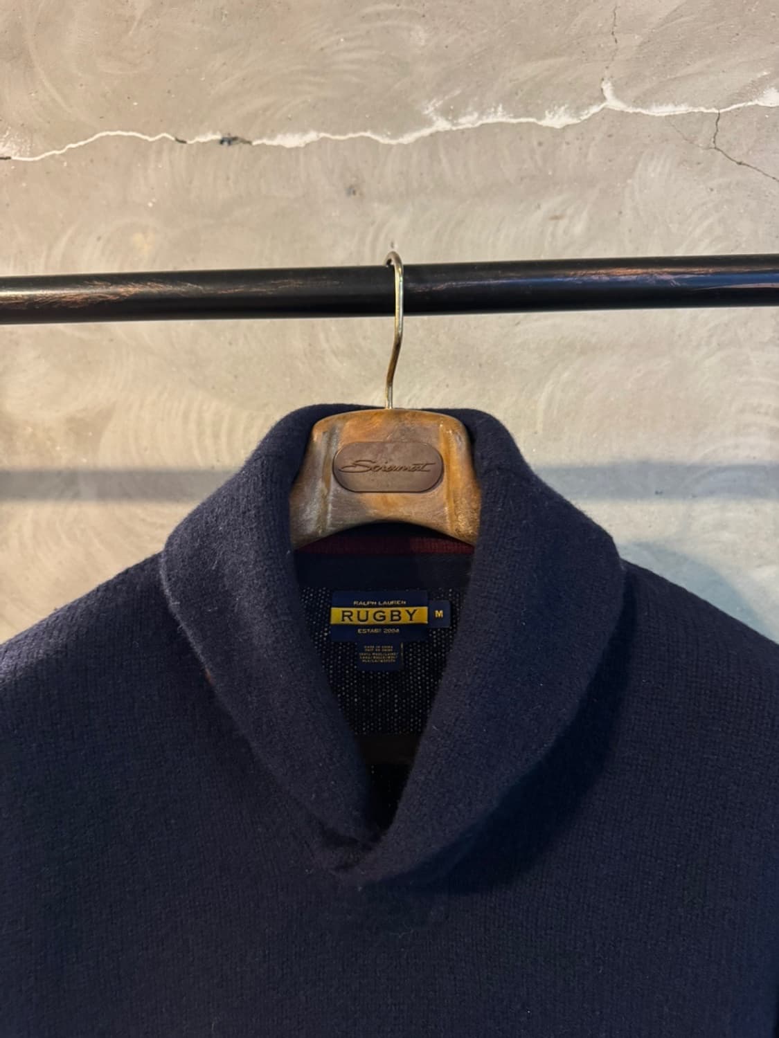 랄프로렌 럭비 숄칼라 가디건 55 상품이미지3