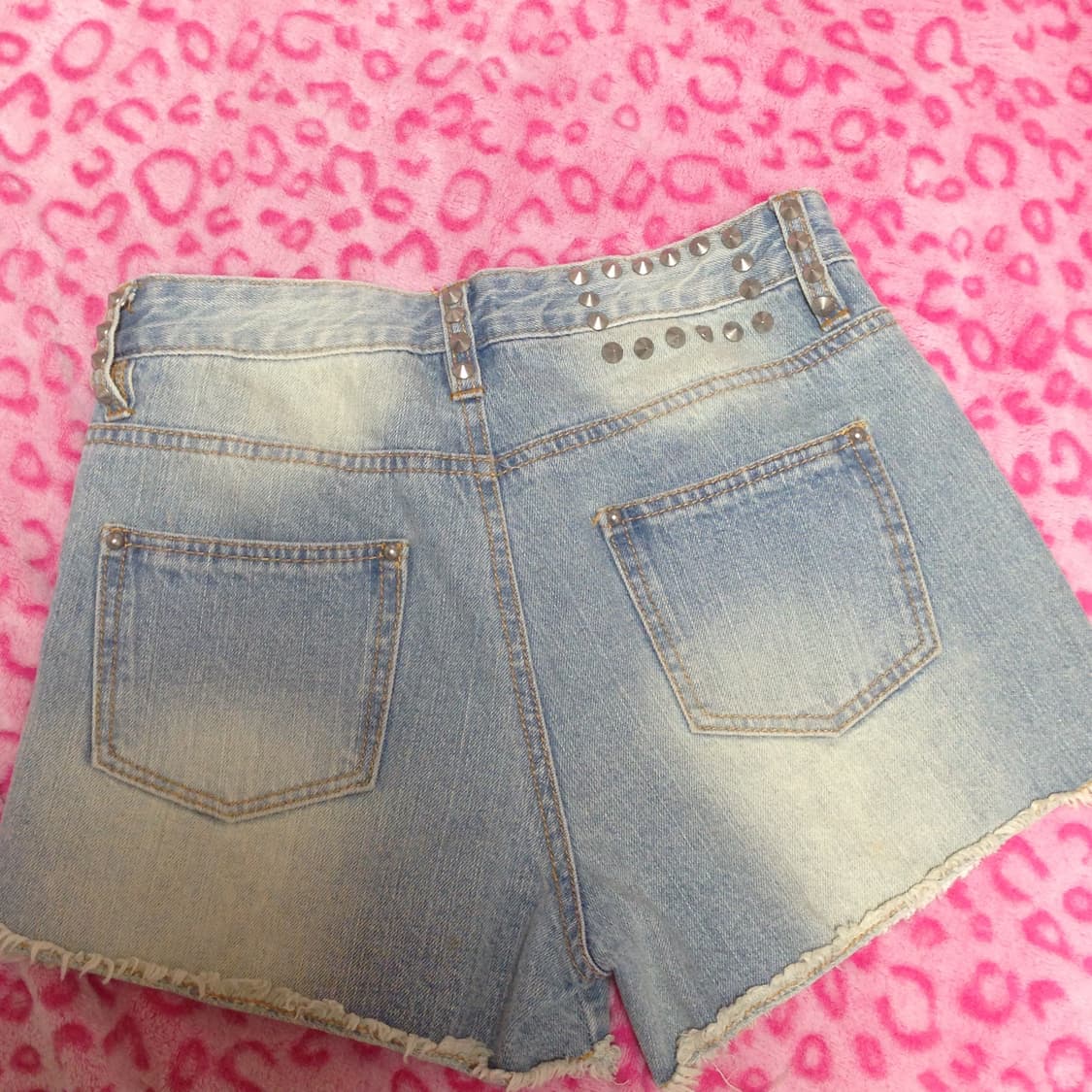 갸루 숏팬츠 숏츠 반바지 찡 스터드 바지 오네갸루 빈티지 상품이미지3