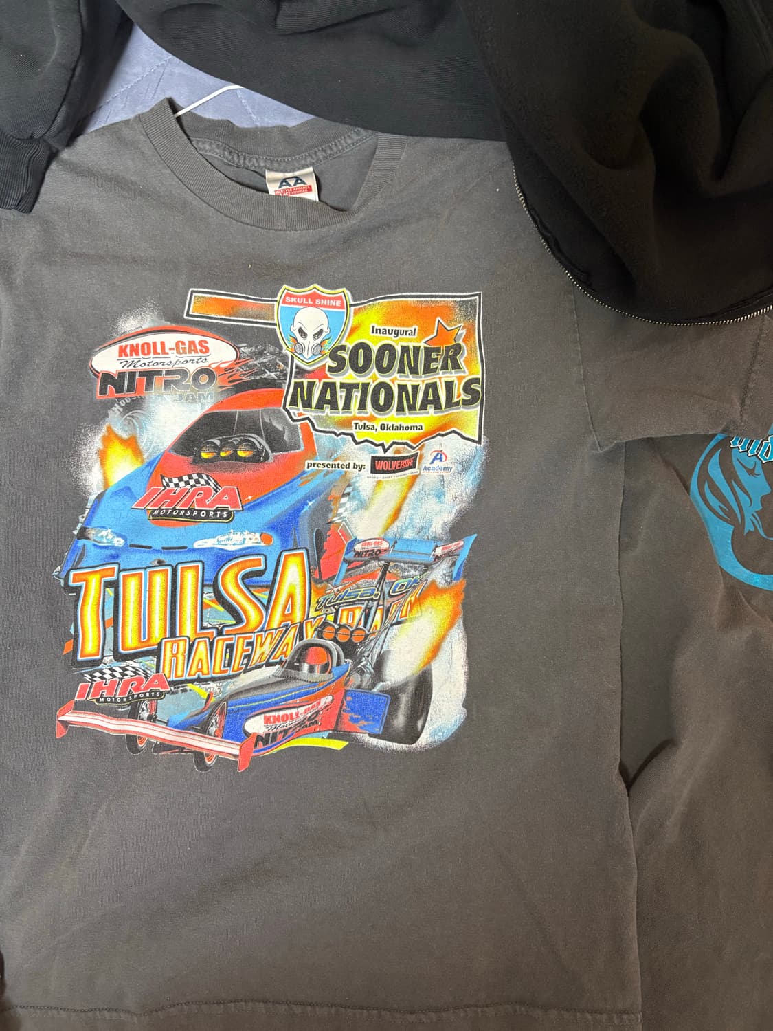 vintage tulsa raceway park shirts M 상품이미지1
