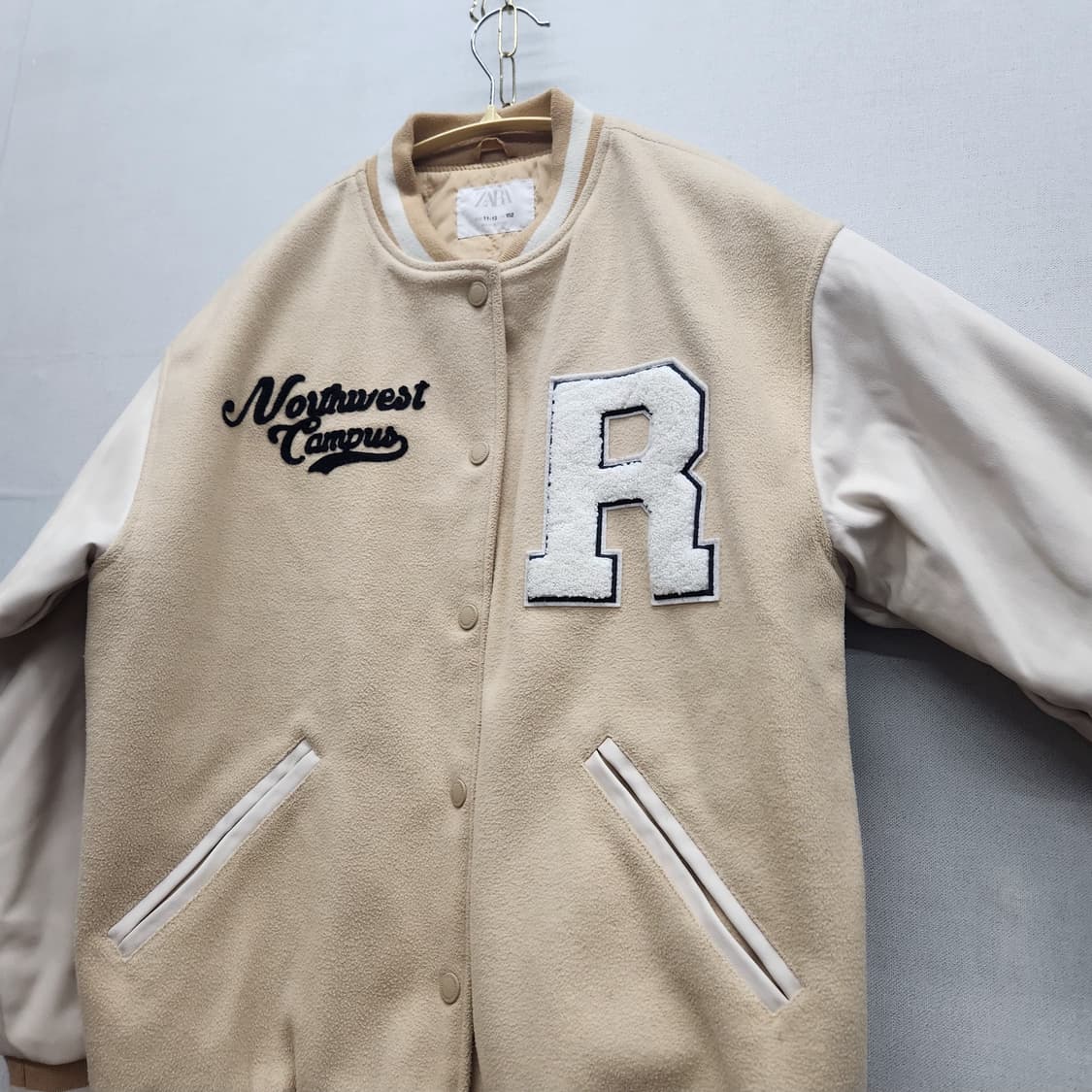 자라 ZARA 바시티 자켓 L 상품이미지2