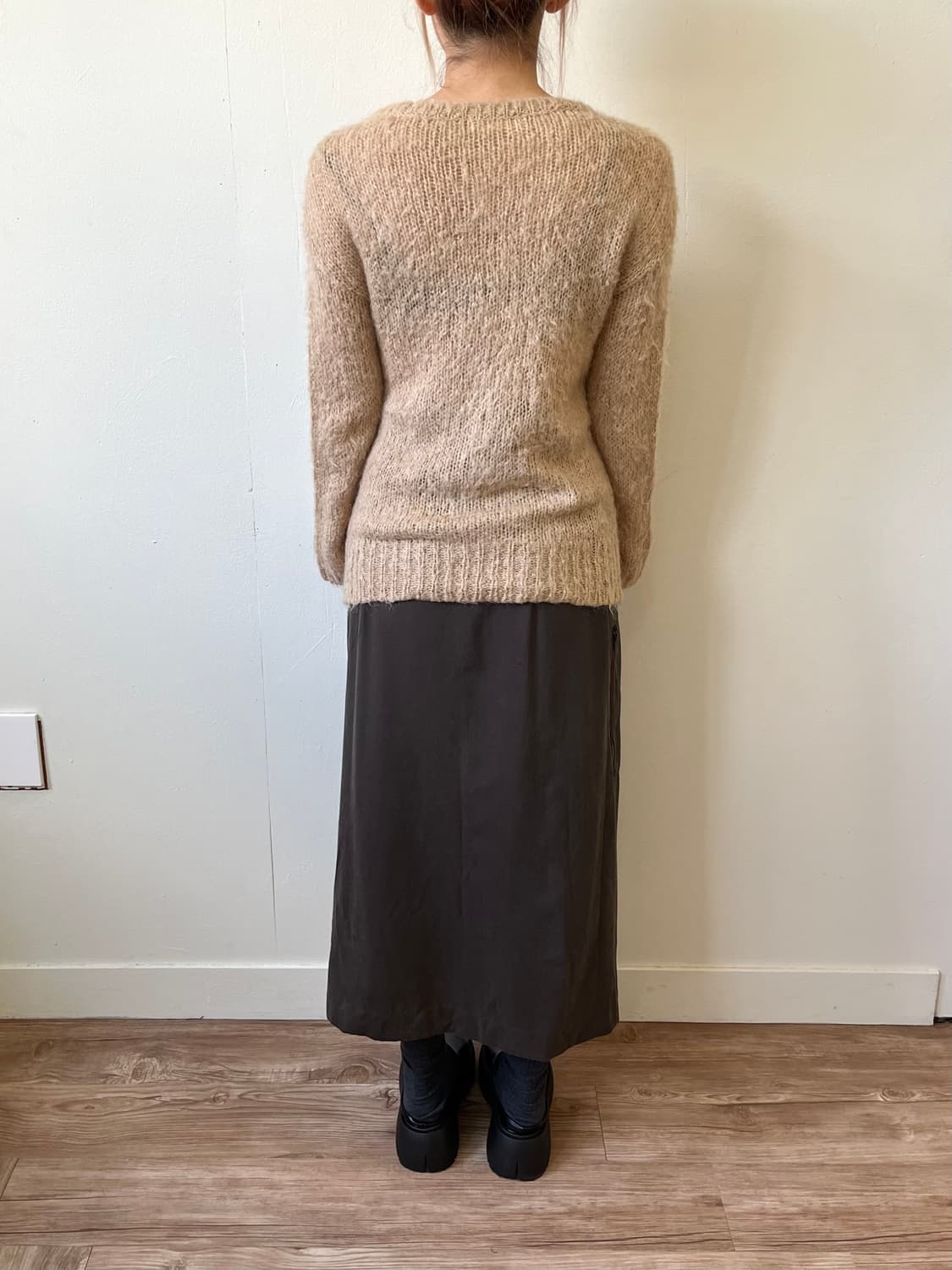 BINC VISIERE 다크 브라운 포켓 스커트 상품이미지8