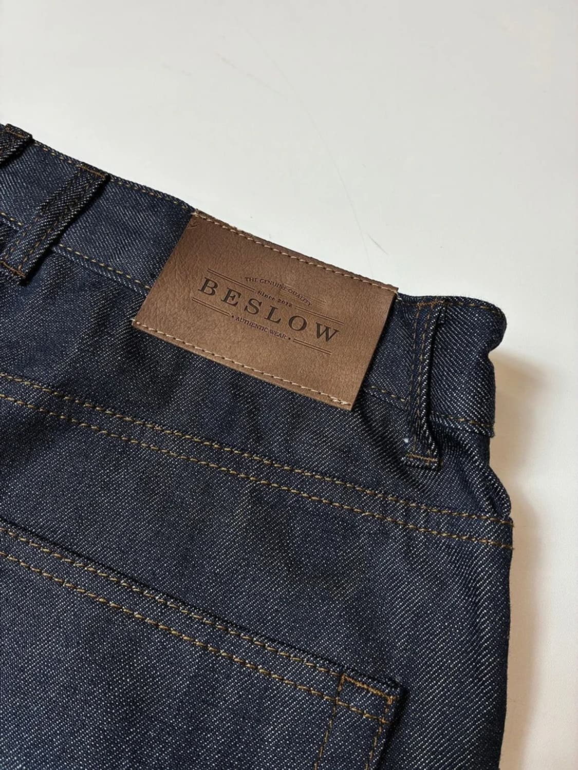 비슬로우 BESLOW 22ss 핀턱 와이드 데님 팬츠 PN9146 상품이미지7