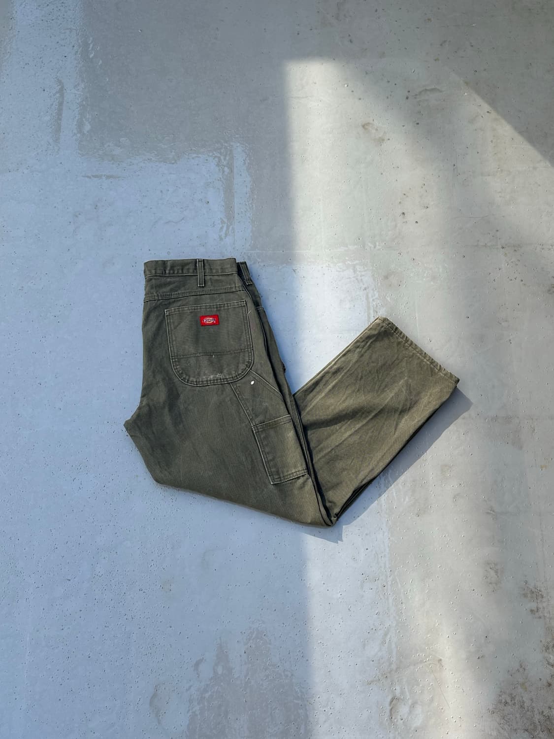 [디키즈] •Dickies Rinsed Moss Green Pants 상품이미지2