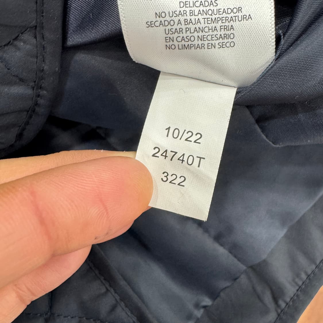 여성용 S 폴로 랄프로렌 네이비 퀼티드 자켓  상품이미지8