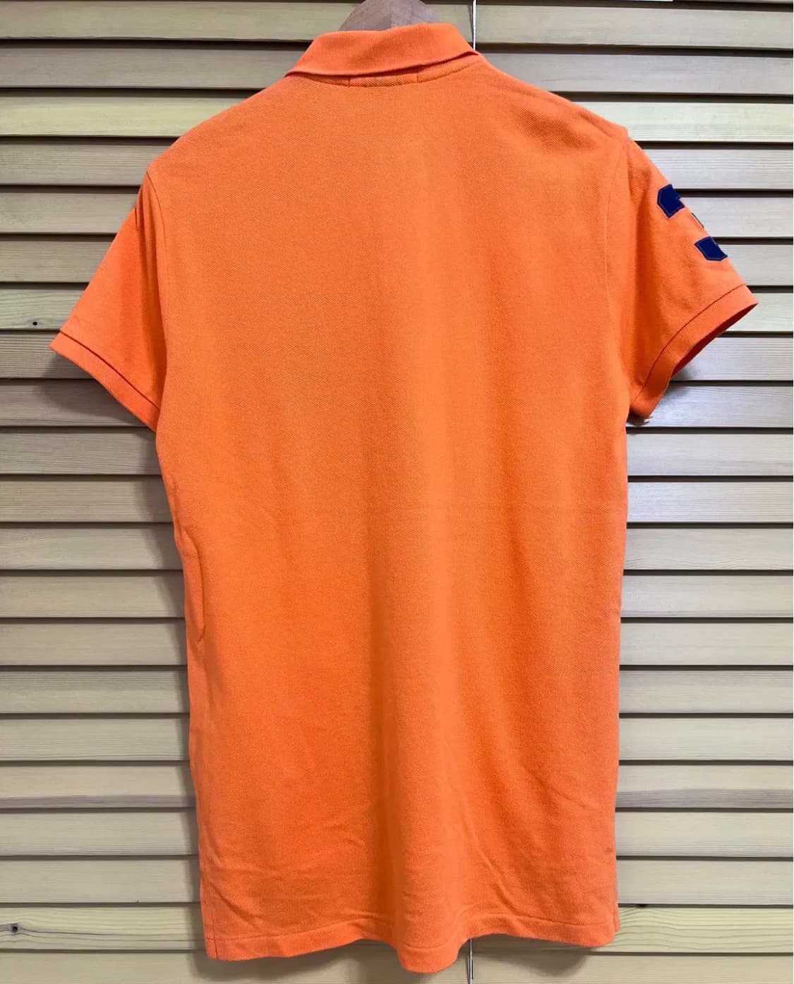 폴로랄프로렌 남성 오렌지 빅포니 PK카라반팔티셔츠 M 상품이미지3